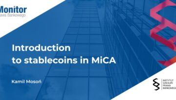 Introduction to stablecoins in MiCA