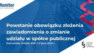 Powstanie obowiązku złożenia zawiadomienia o zmianie udziału w spółce publicznej